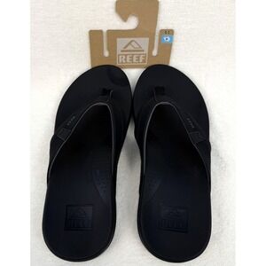 Reef Men's Cushion Spring Flip Flop Sandal Shoe US 11, EUR 44 Black/Gray Comfort